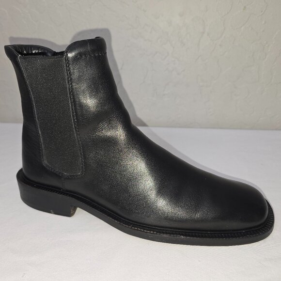 Gucci Vintage Black Italian Leather Pull On Chelsea Boots 6.5 UK Men's 7.5 D US - Picture 9 of 12